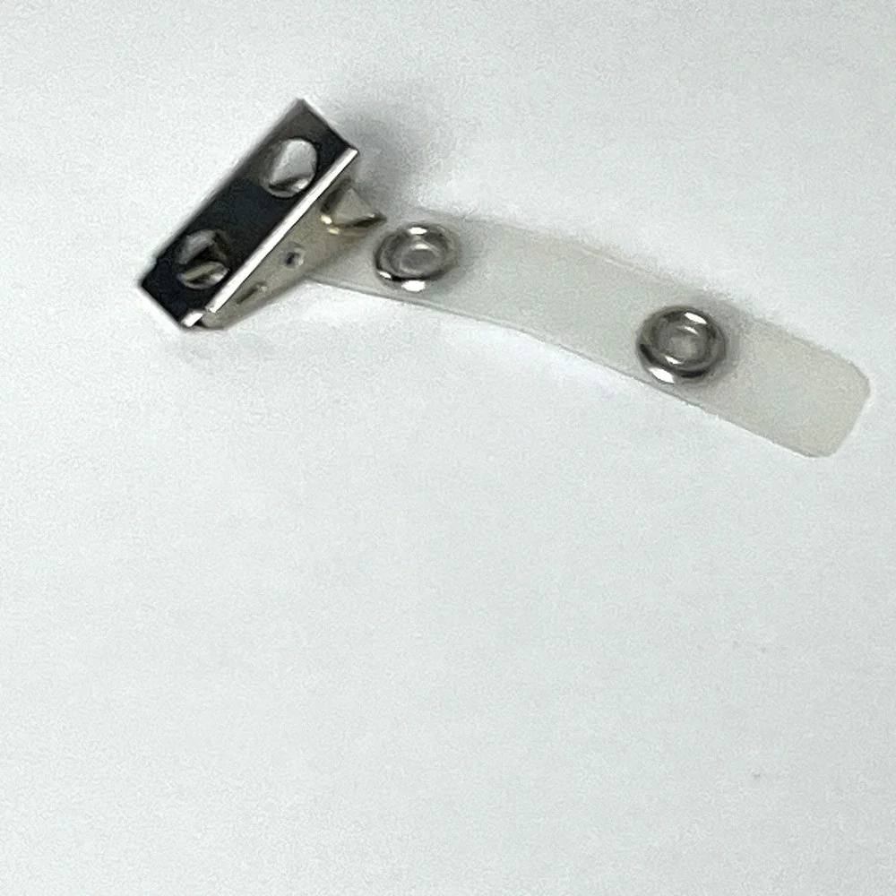 220 Pack Clear Mylar Strap Metal Clips 1/2